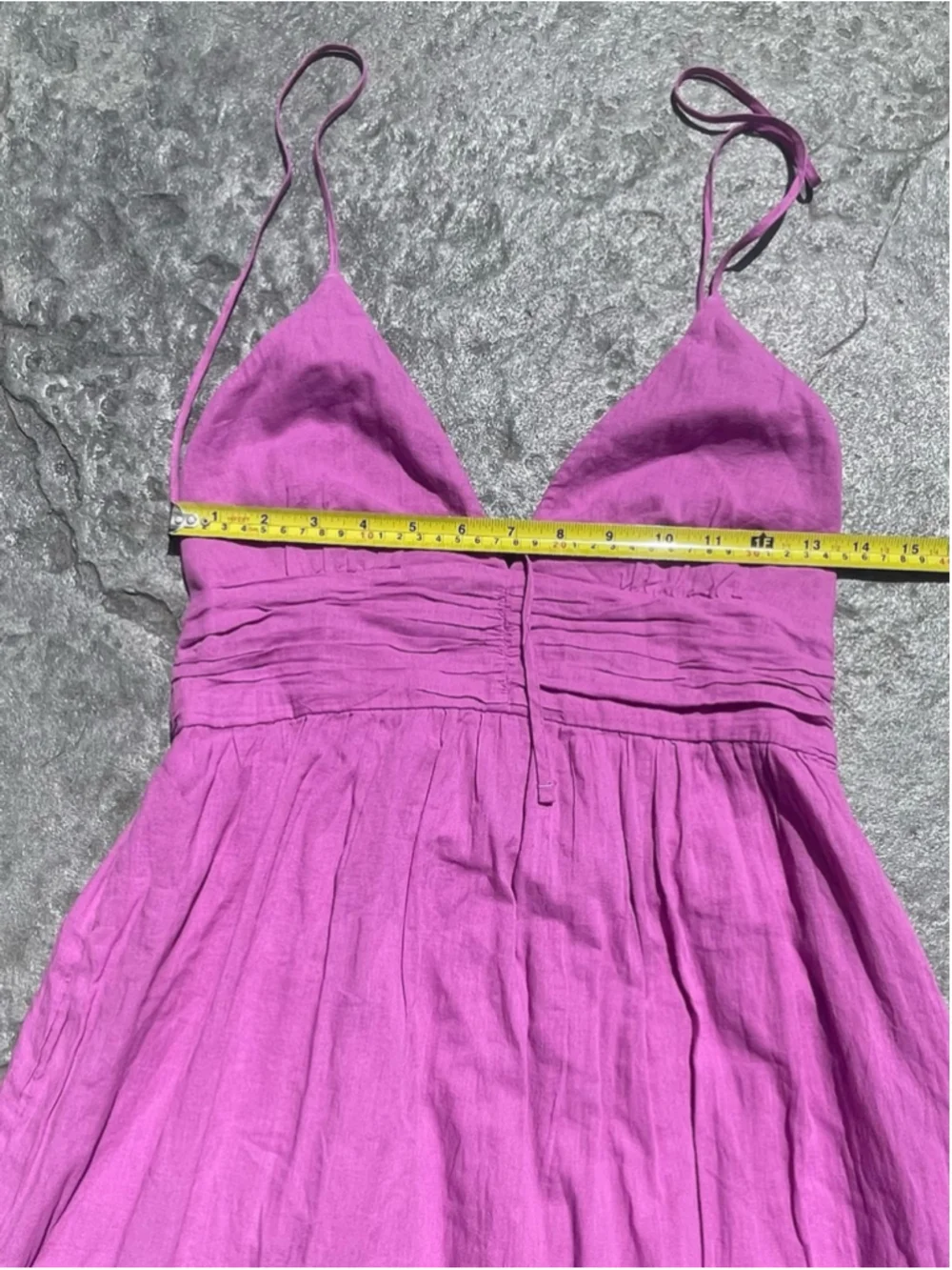 Abercrombie & Fitch Lavender Tiered Maxi Dress cotton nwt
